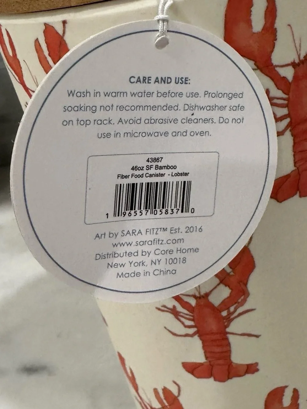 Sara Fitz™ Coastal Lobster 3-Piece Kitchen Set